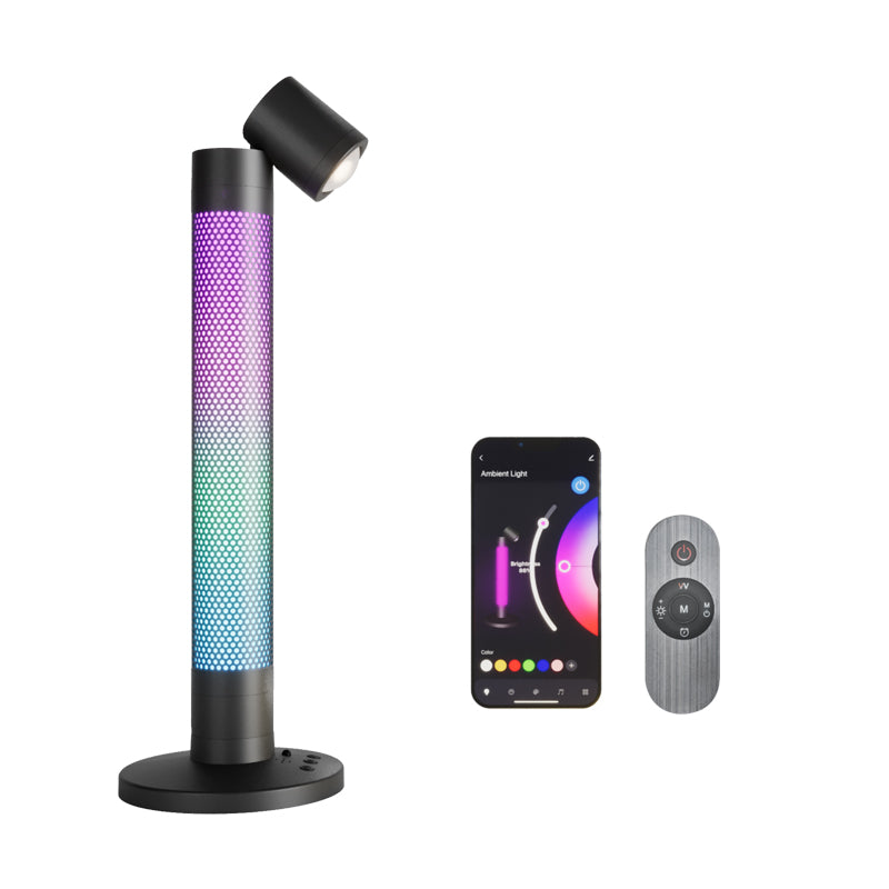 HFW-001 2-in-1 Rotatable Table Lamp Indoor Atmosphere Light App Control Student Study Lamp HFW-001 2-in-1 Rotatable Table Lamp Indoor Atmosphere Light App Control Student Study Lamp